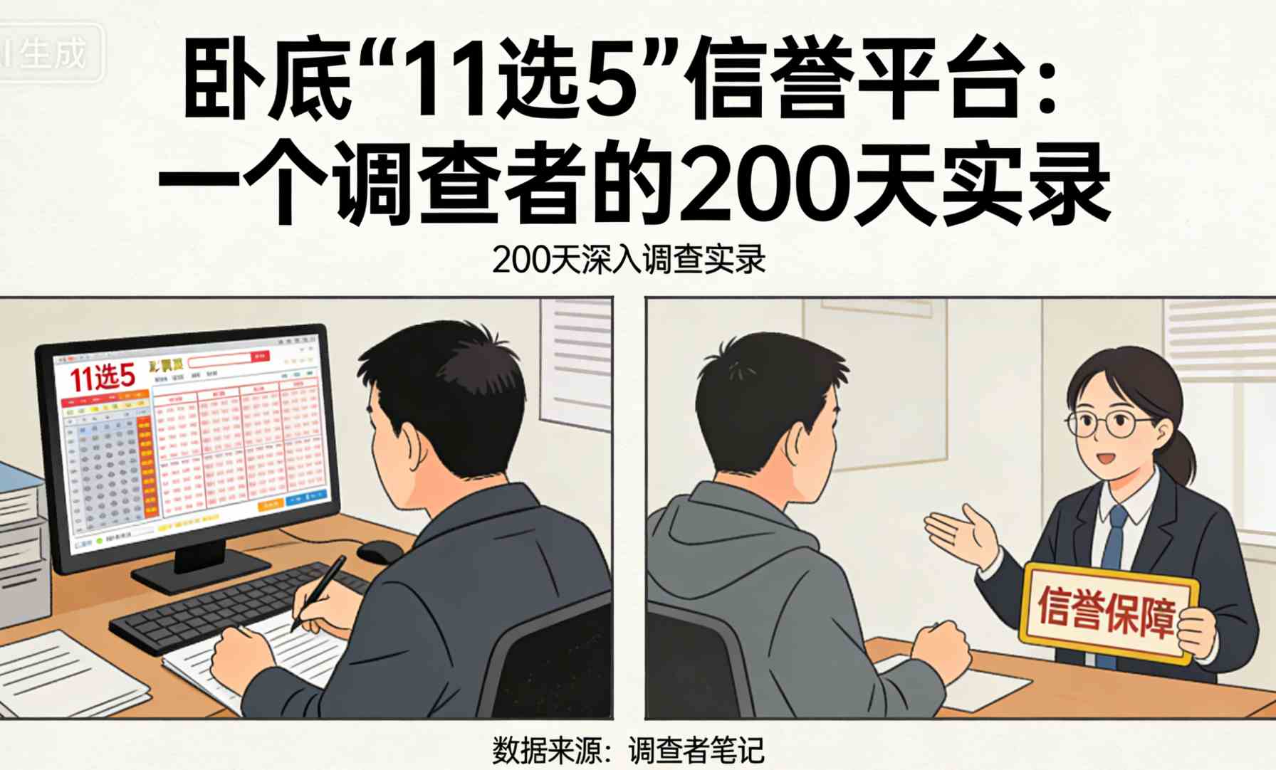 卧底“11选5”信誉平台：一个调查者的200天实录